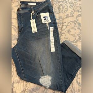 Code Bleu Blue Ankle Cropped Jeans